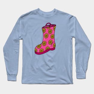 Daisy Rain Boot Long Sleeve T-Shirt